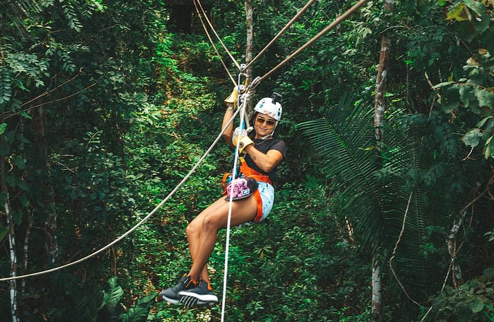 Belize Cave Tubing and Zip Lining Tour