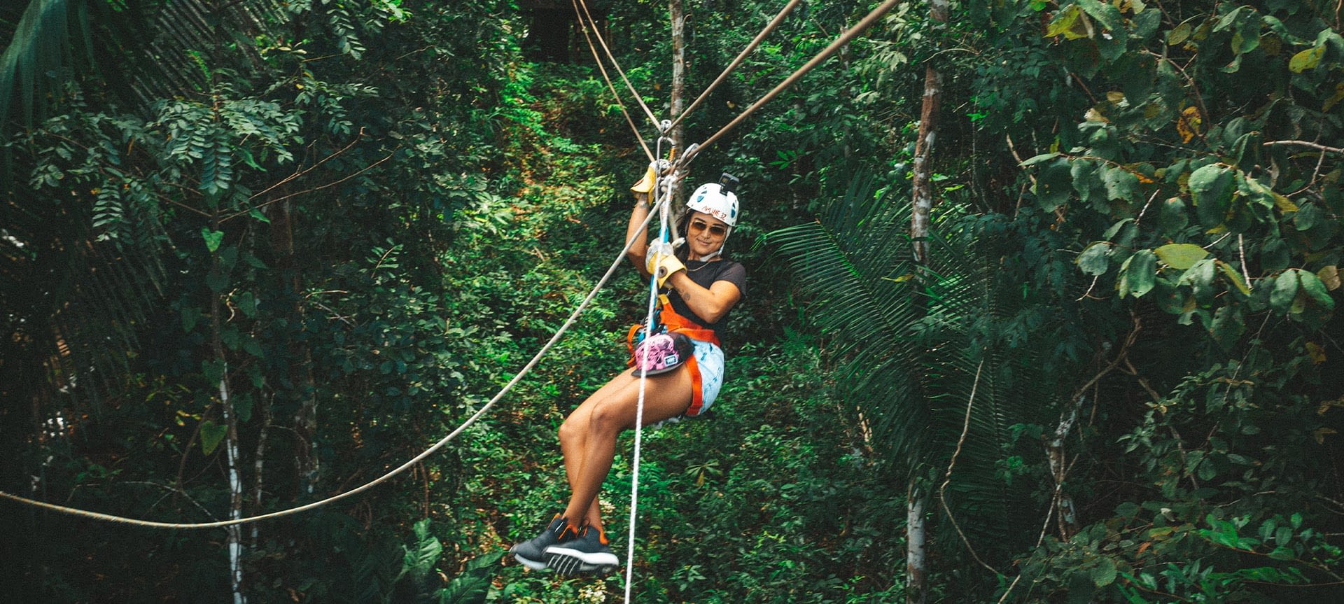 San Pedro, Belize Cave Tubing and Zipline Tour Sunset Caribe